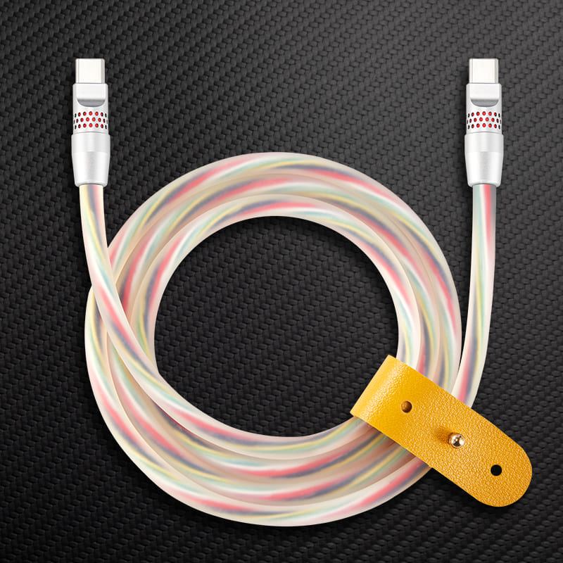 "Neon Chubby" 100W Fast Charge Cable With RGB Glow