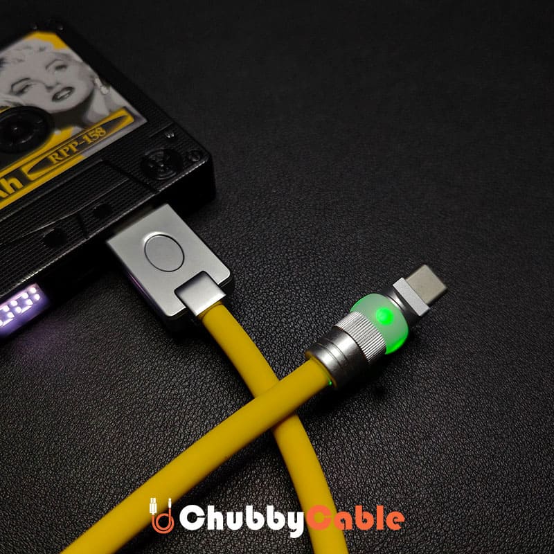 🆕"Neon Chubby" Fast Charge UFO Neon Cable