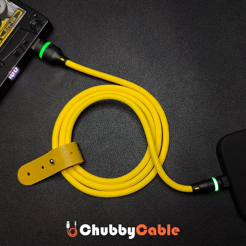 "Neon Chubby" Frosted Silicone 120W Fast Charging Cable