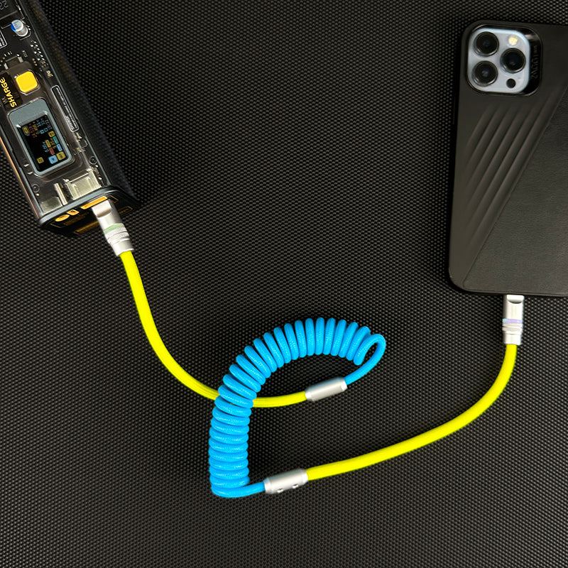 "Neon Chubby" New Spring Charge Cable