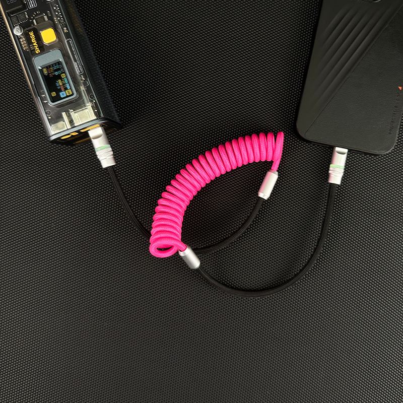 "Neon Chubby" New Spring Charge Cable