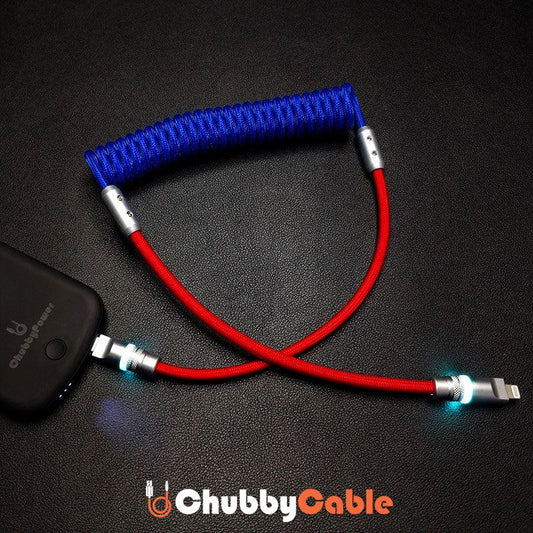 "Neon Chubby" New Spring Charge Cable