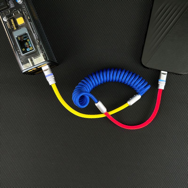 "Neon Chubby" New Spring Charge Cable