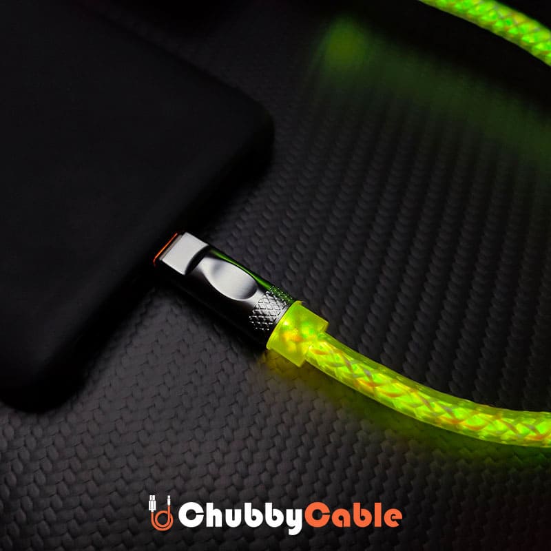 "Neon Chubby" Power Bank Friendly Color-Changing Luminous Cable