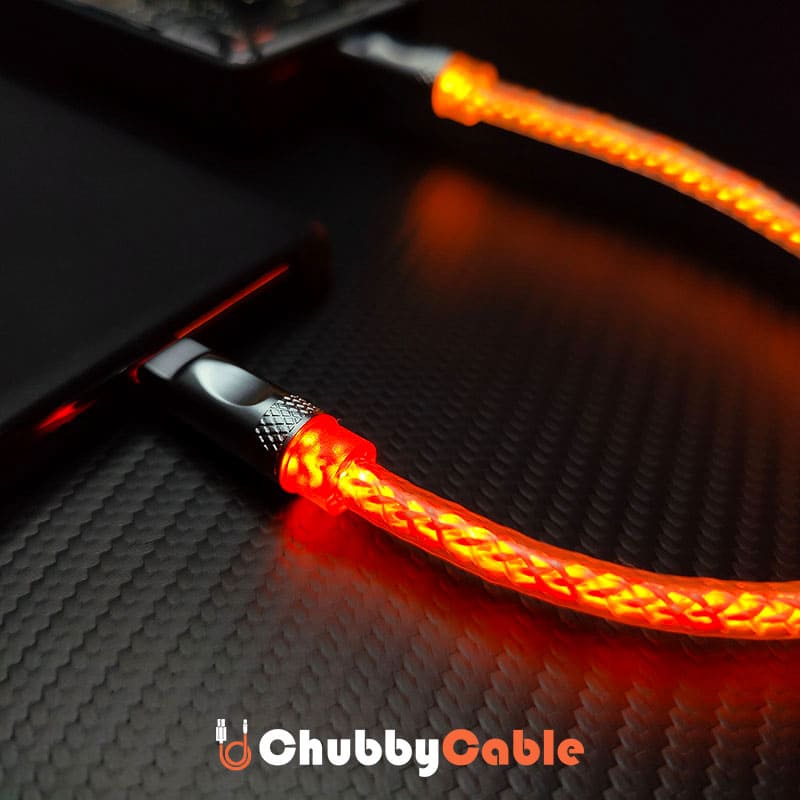 "Neon Chubby" Power Bank Friendly Color-Changing Luminous Cable