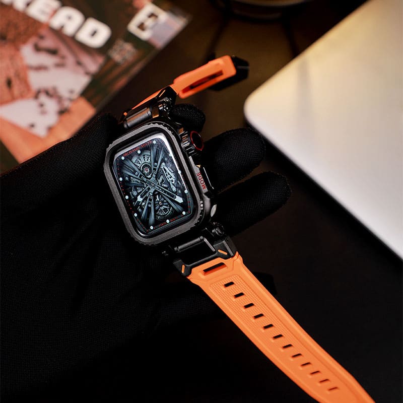 One-Piece Alloy Bezel Case for Apple Watch