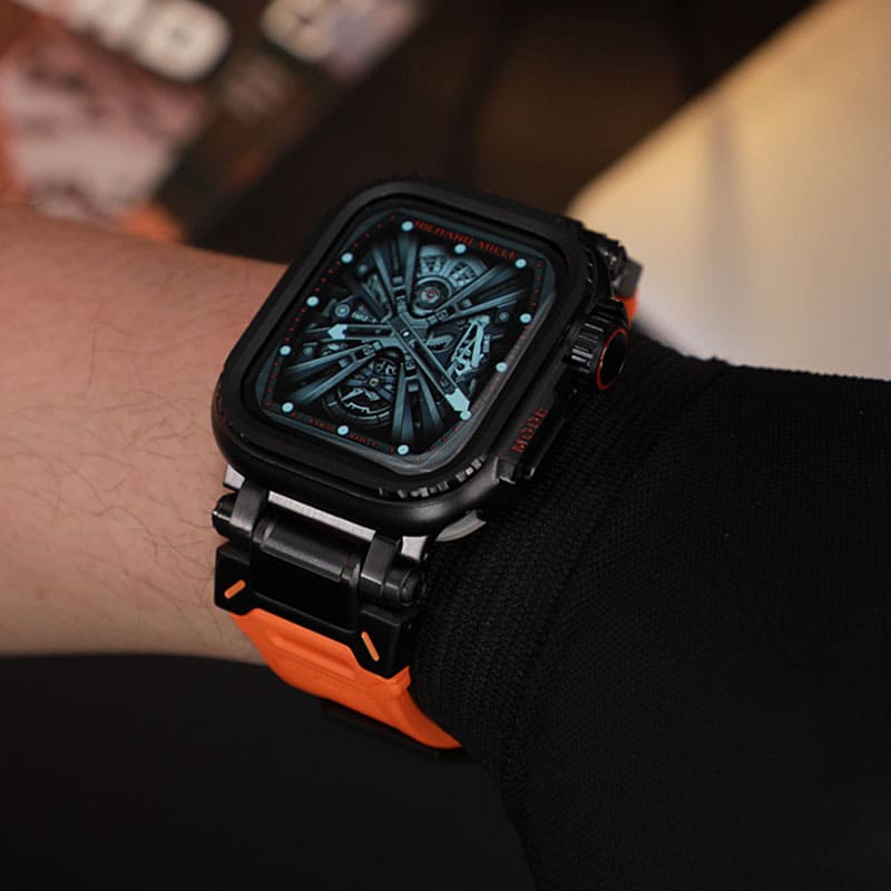 One-Piece Alloy Bezel Case for Apple Watch