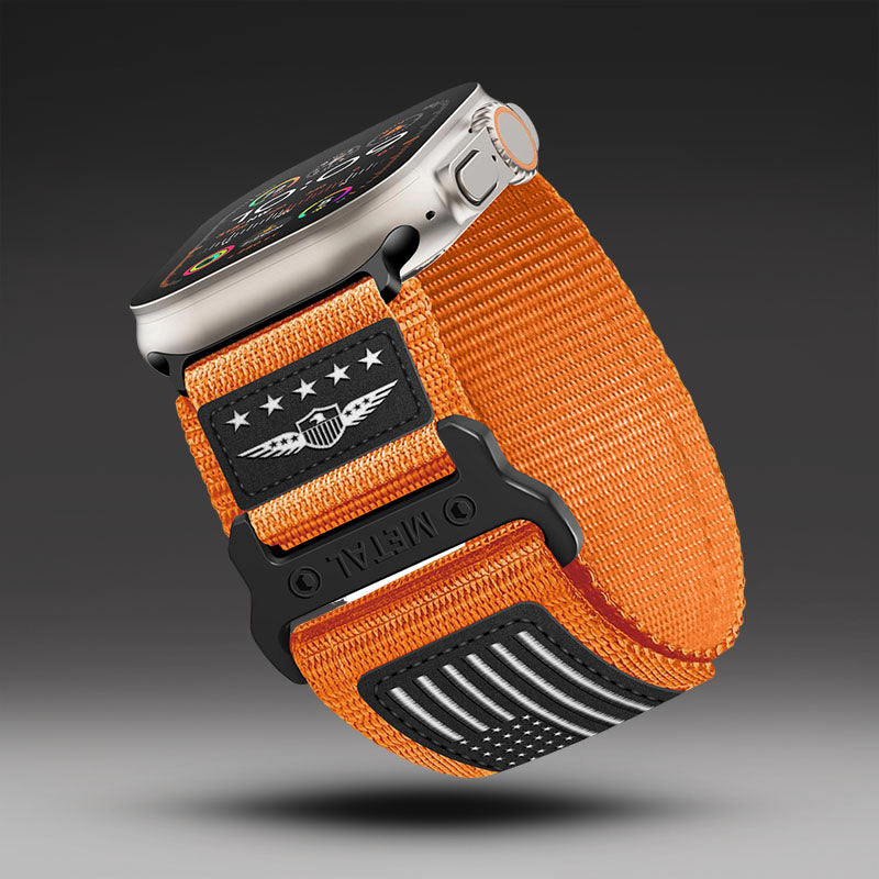 "Outdoor Climbing Band" Finely Woven Nylon Band For Apple Watch