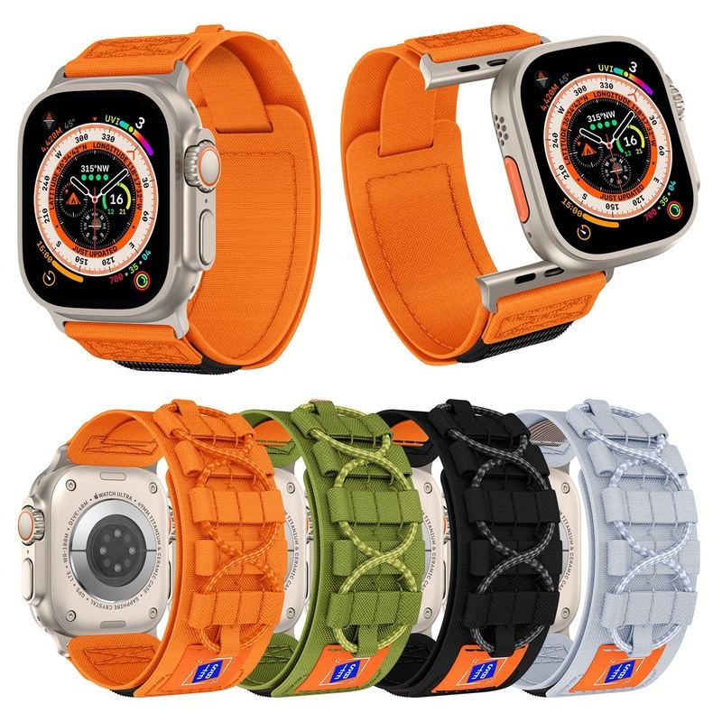 "Outdoor Weave Strap" Mountaineering Orbit Nylon Loop For Apple Watch