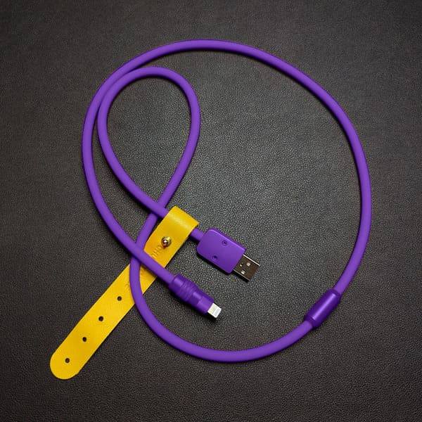 "Chubby" Solid Color Silicone Charge Cable