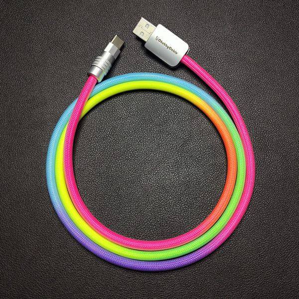 "Rainbow Chubby" Colorful Chubby Cable