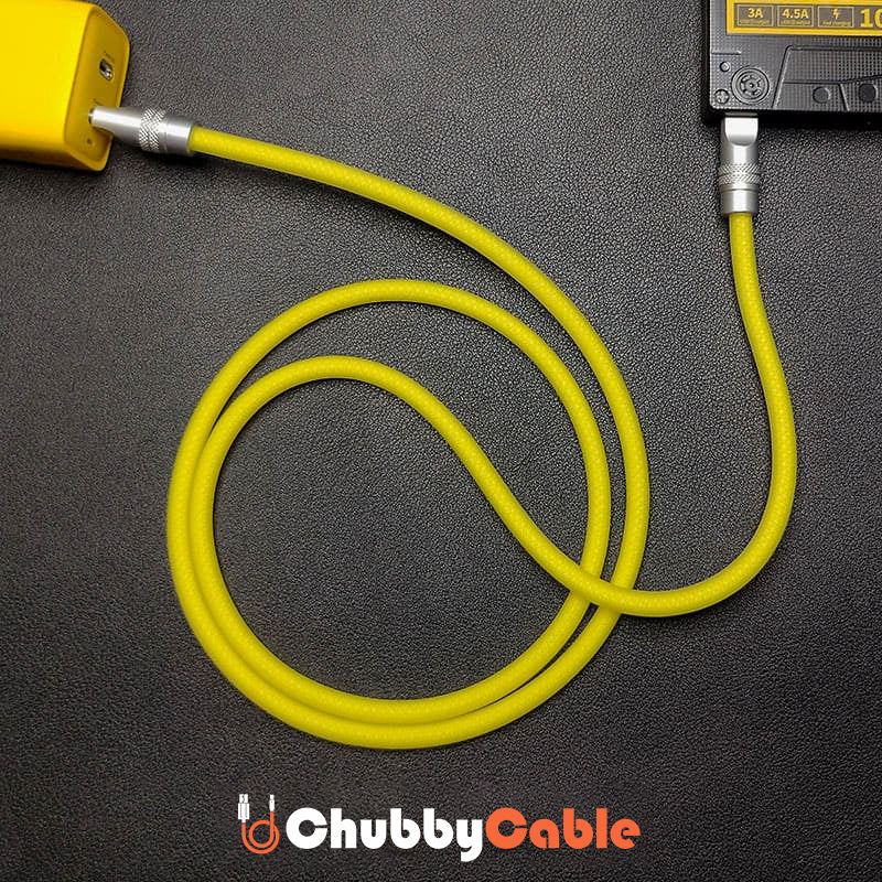 "See Through Chubby" Ultra Soft Transparent Braided Charging Cable