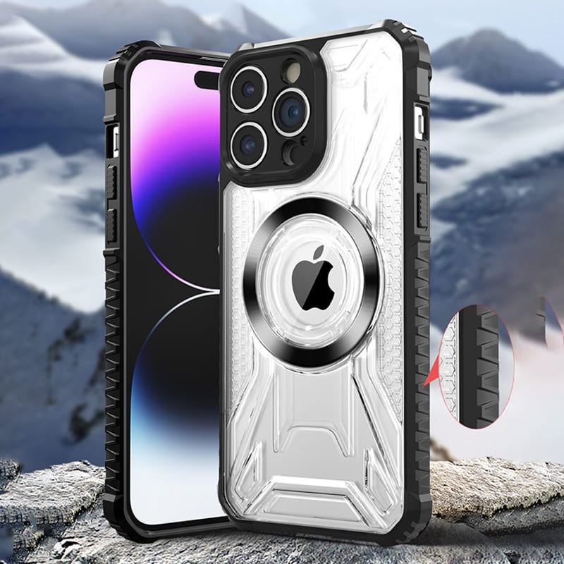 Shield Armor Pattern Magnetic Protective Case