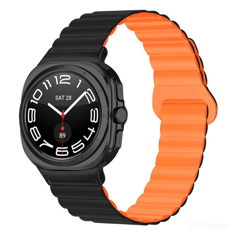 Silicone Magnetic Strap For Samsung Galaxy Watch Ultra