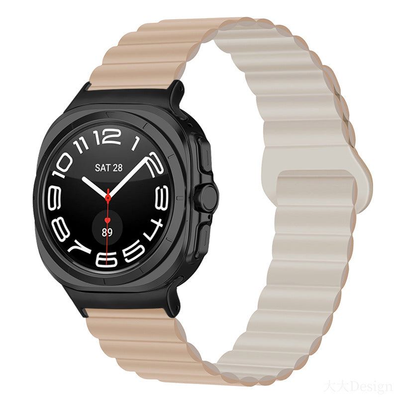 Silicone Magnetic Strap For Samsung Galaxy Watch Ultra