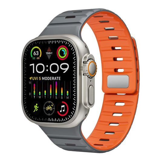 Silicone Sport Breathable Magnetic Band For Apple Watch