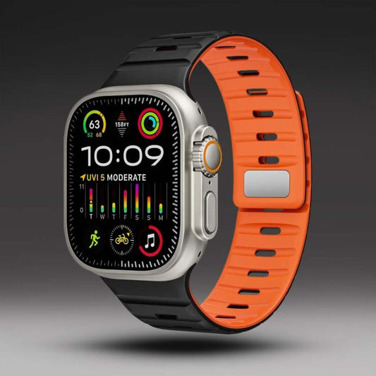 Silicone Sport Breathable Magnetic Band For Apple Watch