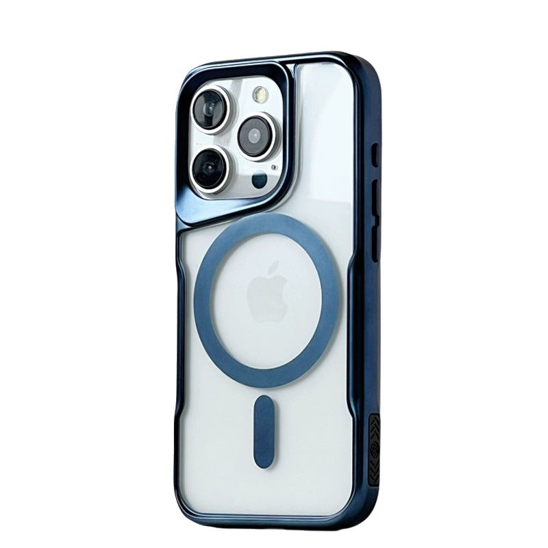 Simple Transparent Magnetic Phone Case for iPhone 16