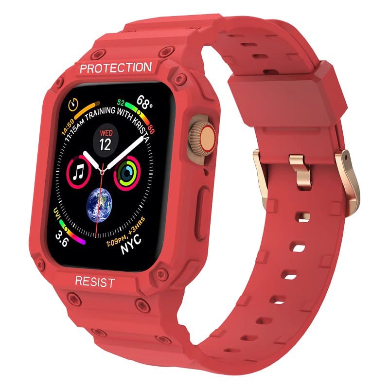 "Smart All-In-One" Magnetic Silicone Apple Watch Strap