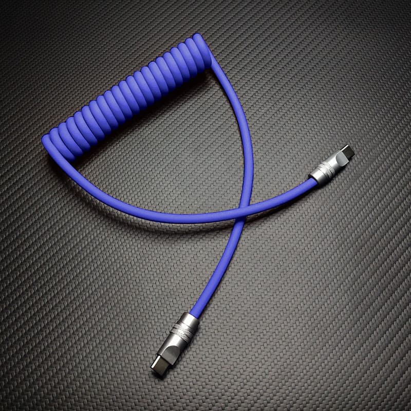 "Soft Chubby" 240W Spring Silicone Fast Charge Cable