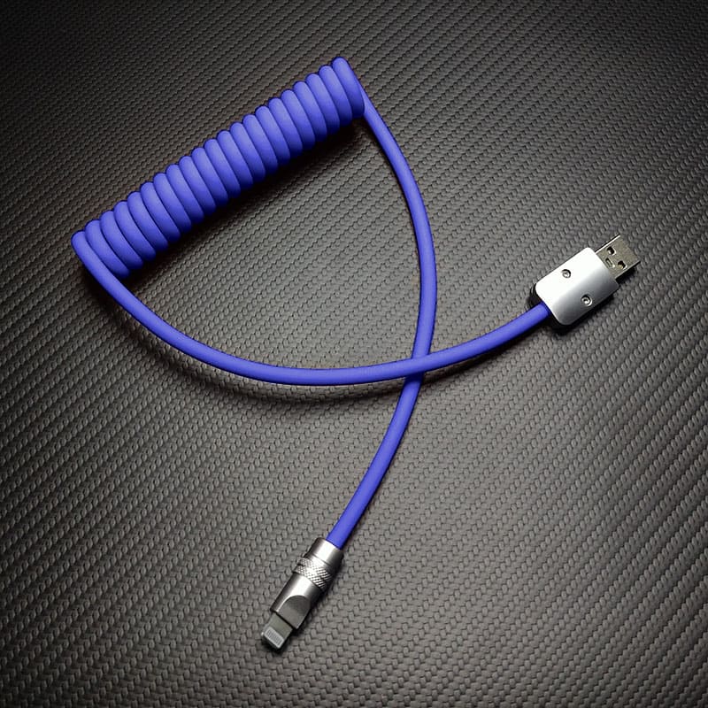 "Soft Chubby" 240W Spring Silicone Fast Charge Cable