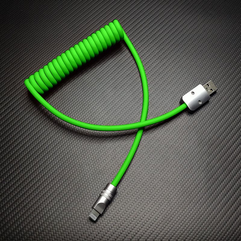 "Soft Chubby" 240W Spring Silicone Fast Charge Cable