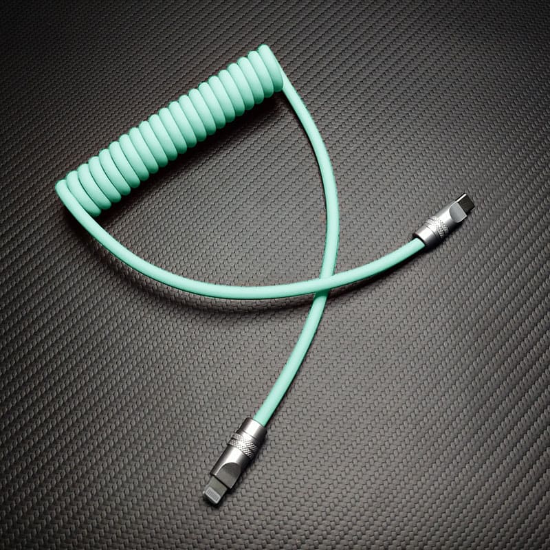 "Soft Chubby" 240W Spring Silicone Fast Charge Cable