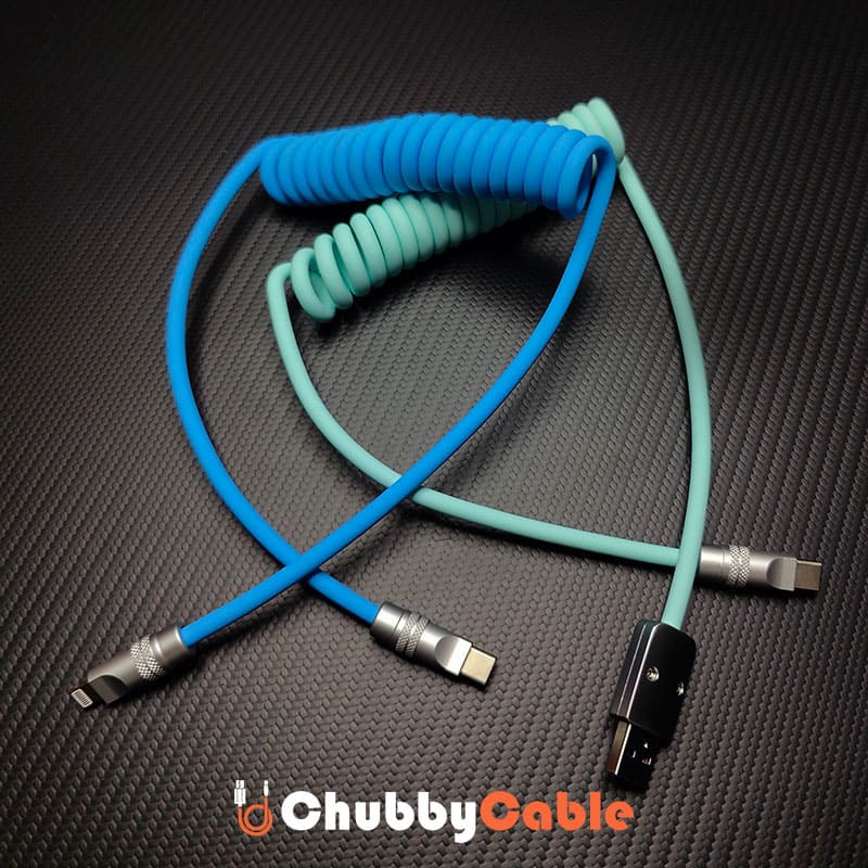 "Soft Chubby" 240W Spring Silicone Fast Charge Cable