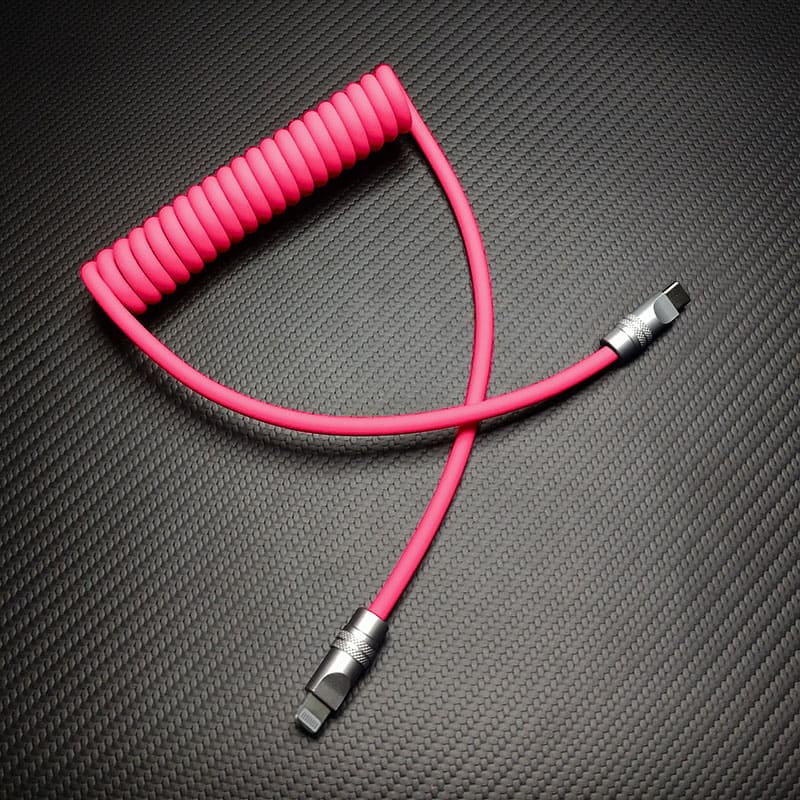 "Soft Chubby" 240W Spring Silicone Fast Charge Cable