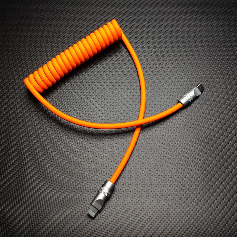 "Soft Chubby" 240W Spring Silicone Fast Charge Cable