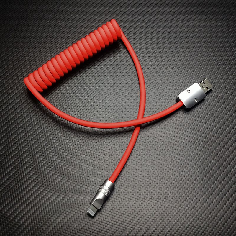 "Soft Chubby" 240W Spring Silicone Fast Charge Cable