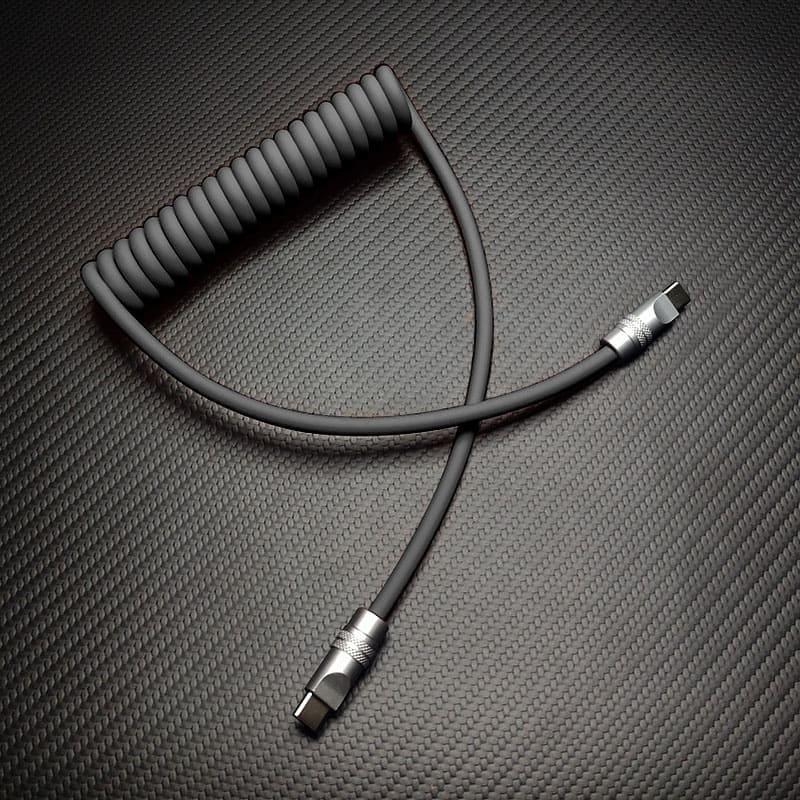 "Soft Chubby" 240W Spring Silicone Fast Charge Cable