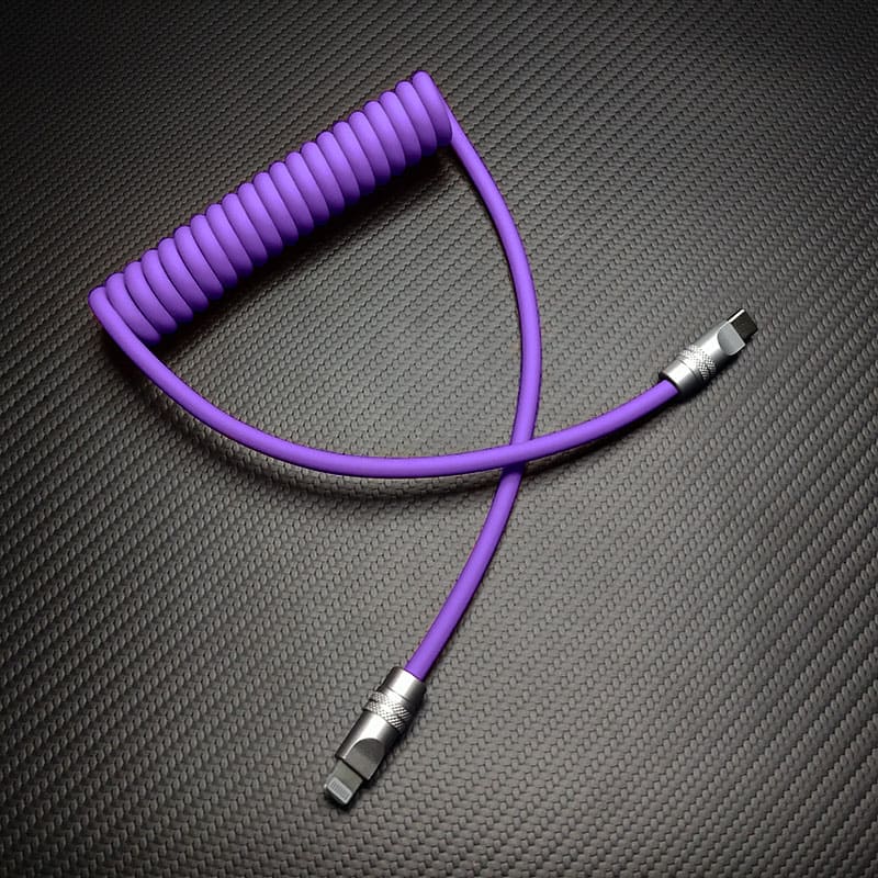 "Soft Chubby" 240W Spring Silicone Fast Charge Cable