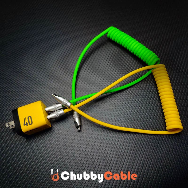 "Soft Chubby" 240W Spring Silicone Fast Charge Cable