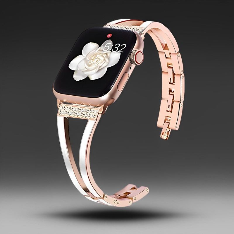 Sparkling Metal Diamond Bracelet Band For Apple Watch