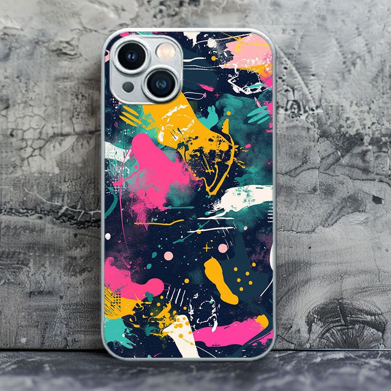 "SplashArtShell" Special Designed Glass Material iPhone Case