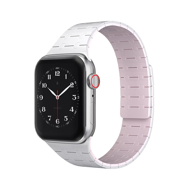 "Sport Dual-tone Strap" Silicone Magnetic Breathable Band for Apple Watch