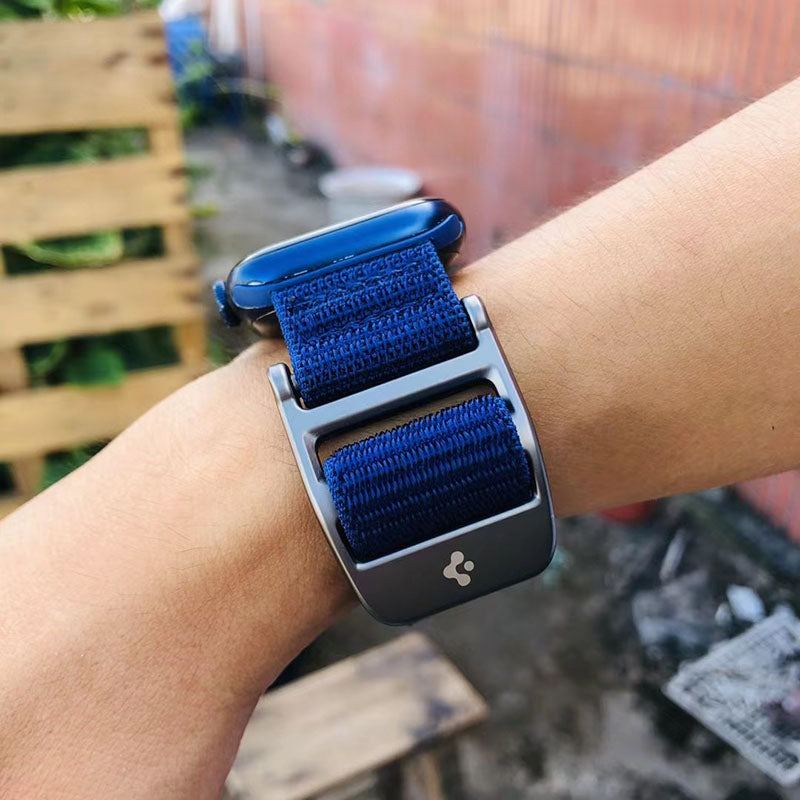 Sport Nylon Woven Breathable Velcro Band For Apple Watch