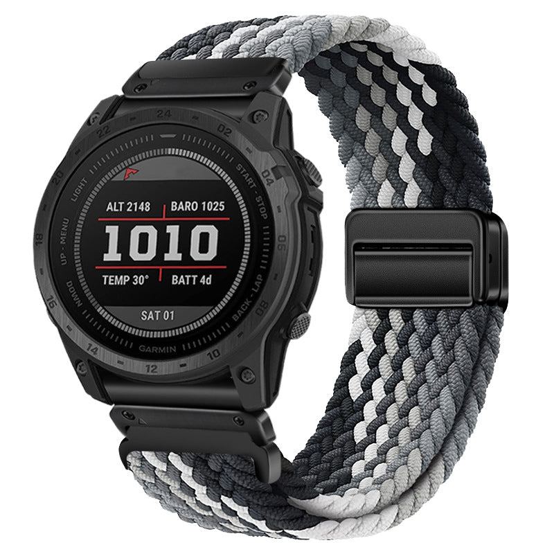 Stretch Nylon Magnetic Woven Strap for Garmin