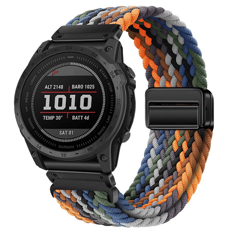 Stretch Nylon Magnetic Woven Strap for Garmin