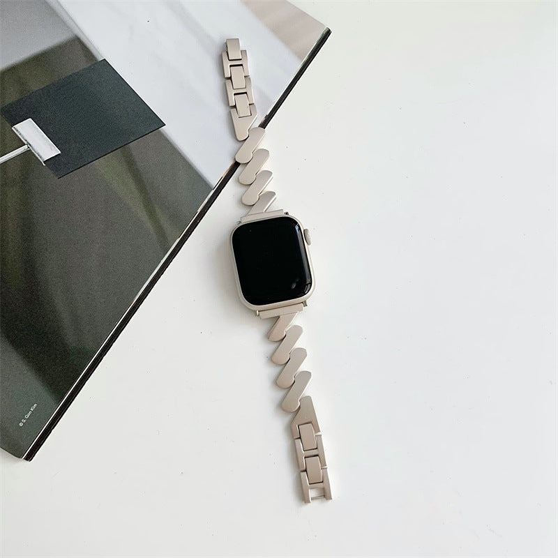 Stylish Z-Shaped Stainless Steel Band For Apple Watch