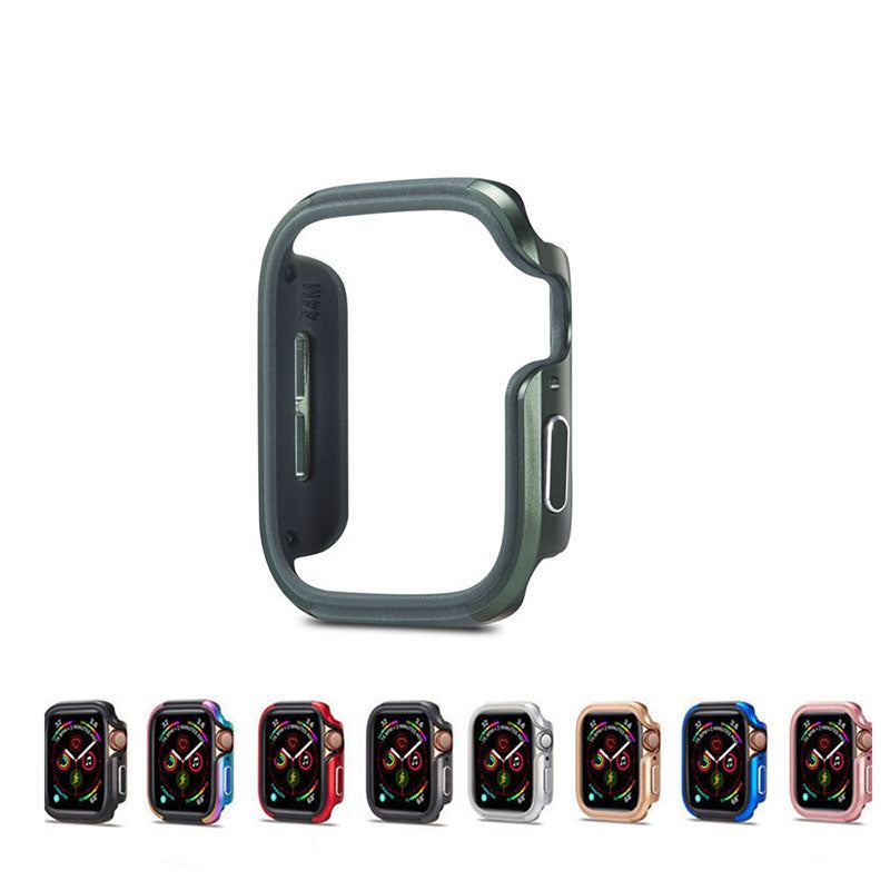 TPU Zinc Alloy Metal Frame All-Inclusive Protective Case For Apple Watch