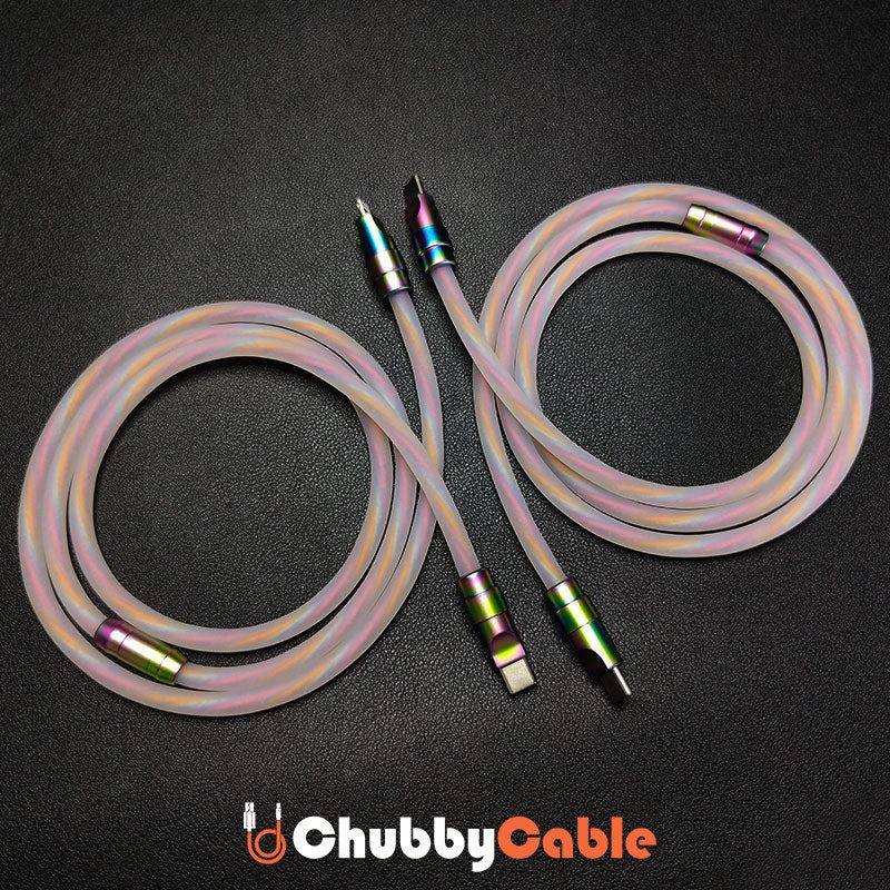 "Transparent Chubby" Special Designed Fast Charge Cable