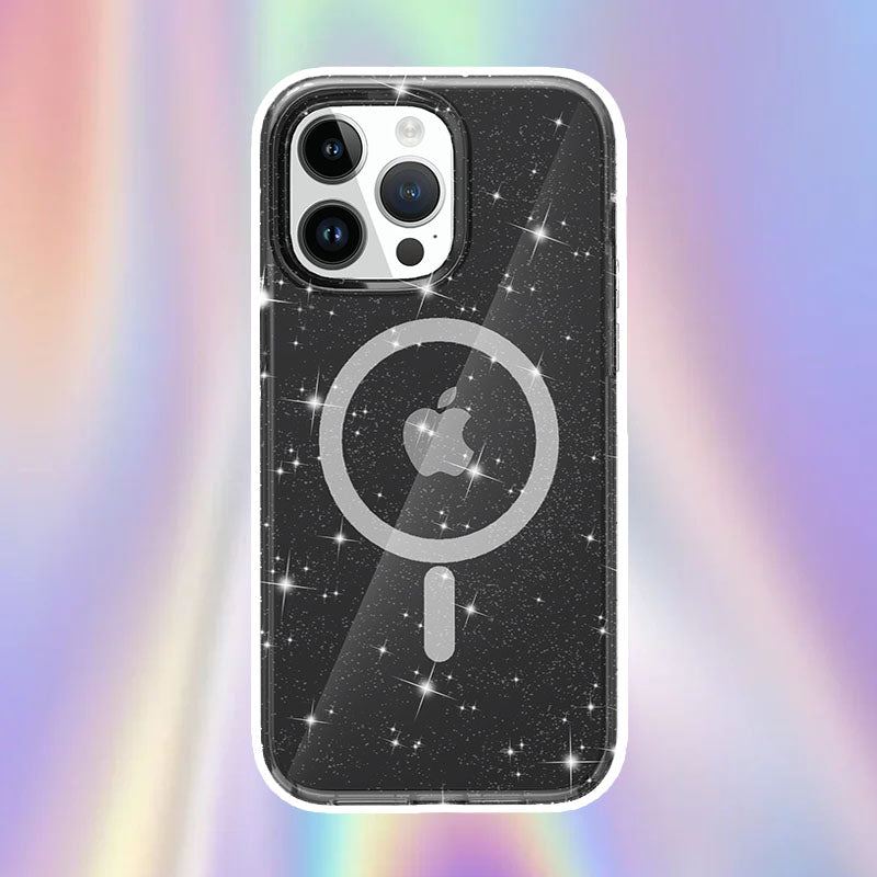 Transparent Glitter Magsafe Magnetic Drop-proof iPhone 16 Case