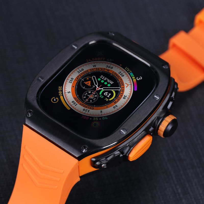 Transparent Integrated Silicone Band Case For Apple Watch Ultra