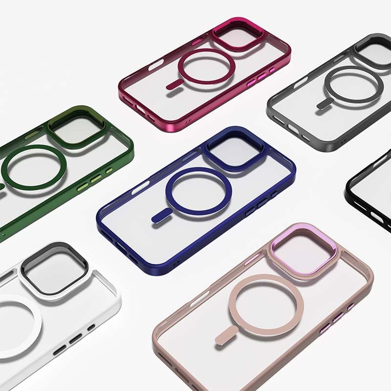 Transparent Magsafe Magnetic Skin-Friendly Material iPhone Case