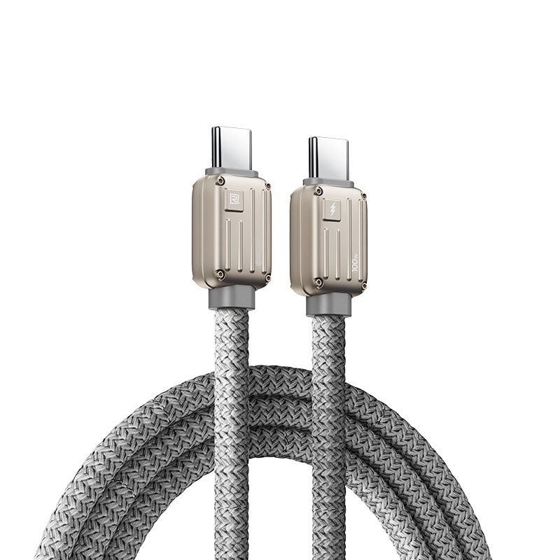 Travel-Inspired 100W Braided Fast Charging Cable