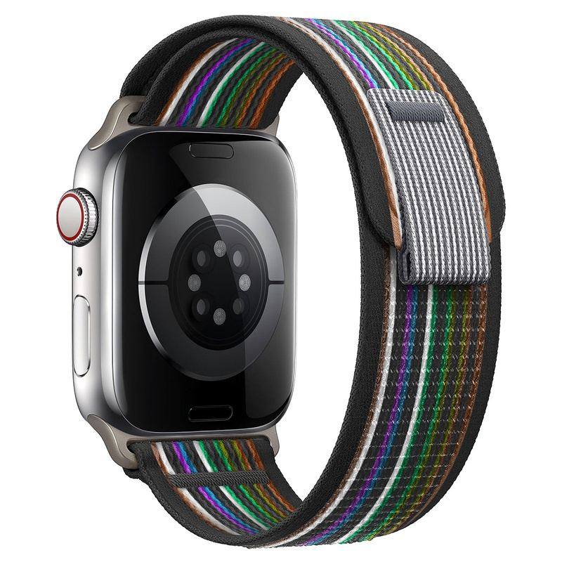 "Two-color iWatch Strap" Nylon Loop For Apple Watch