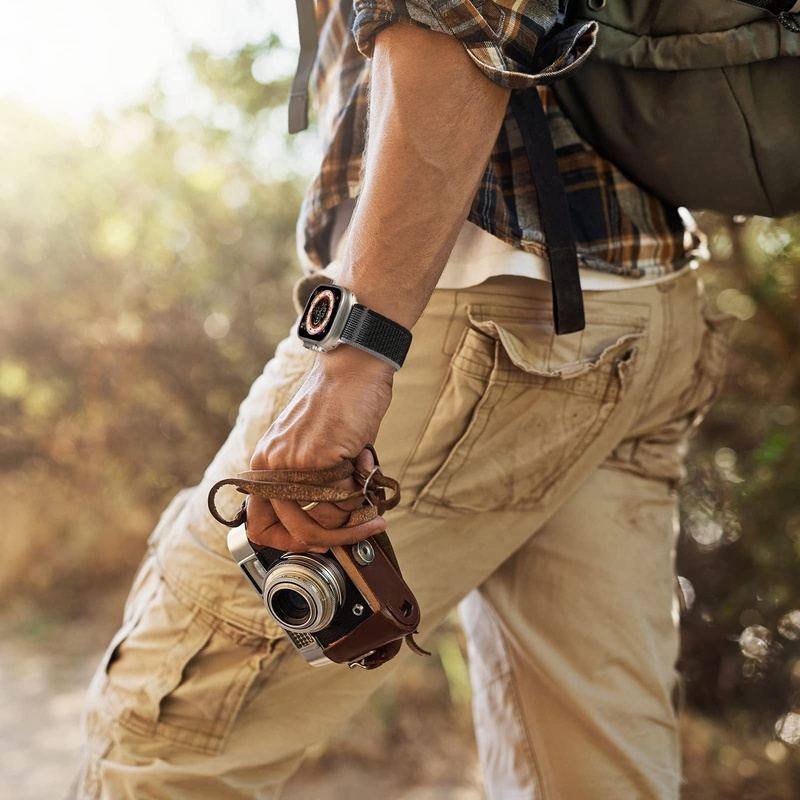 "Two-color iWatch Strap" Nylon Loop For Apple Watch