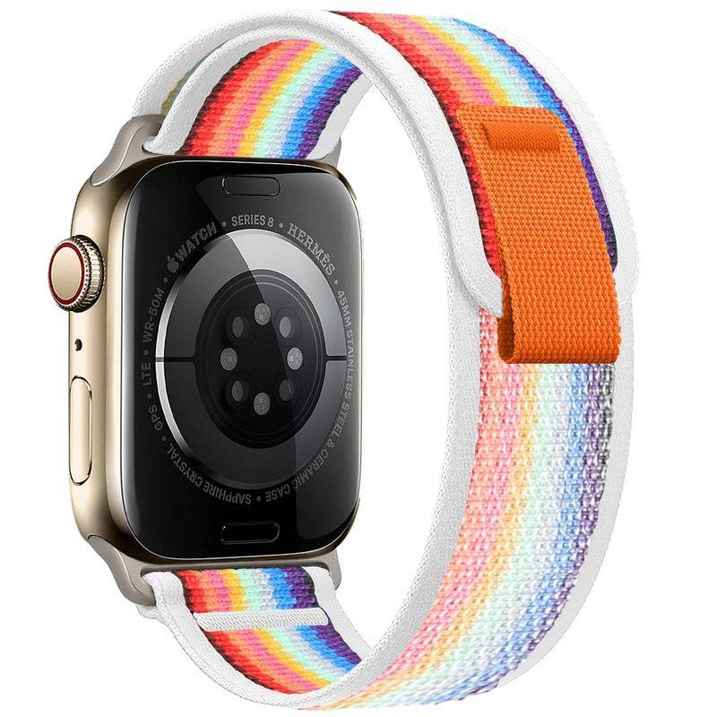 "Two-color iWatch Strap" Nylon Loop For Apple Watch